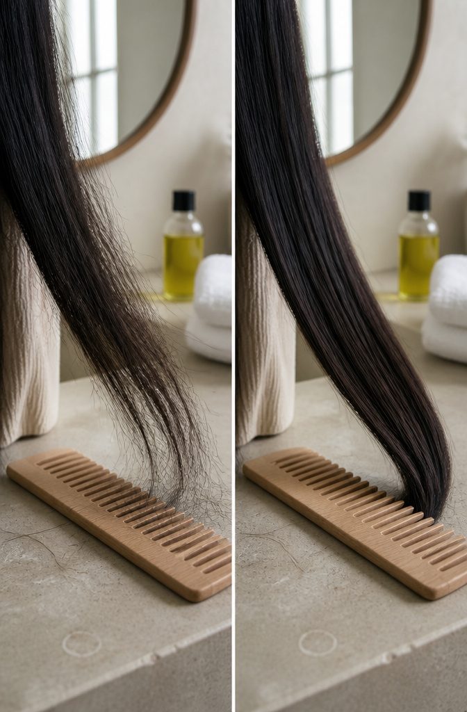 Amla oil bottle for hair care