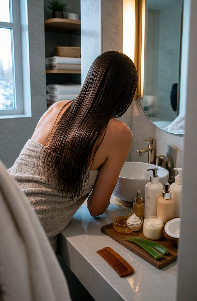 Frizzy hair remedy article photograph
