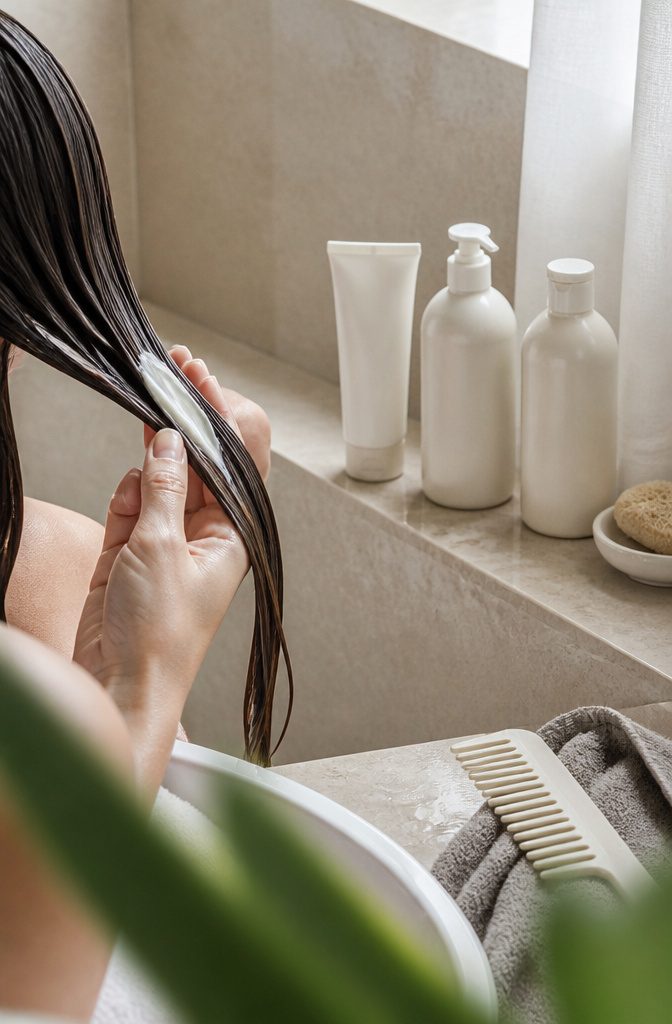 Metal Detox hair treatment shampoo and conditioner products