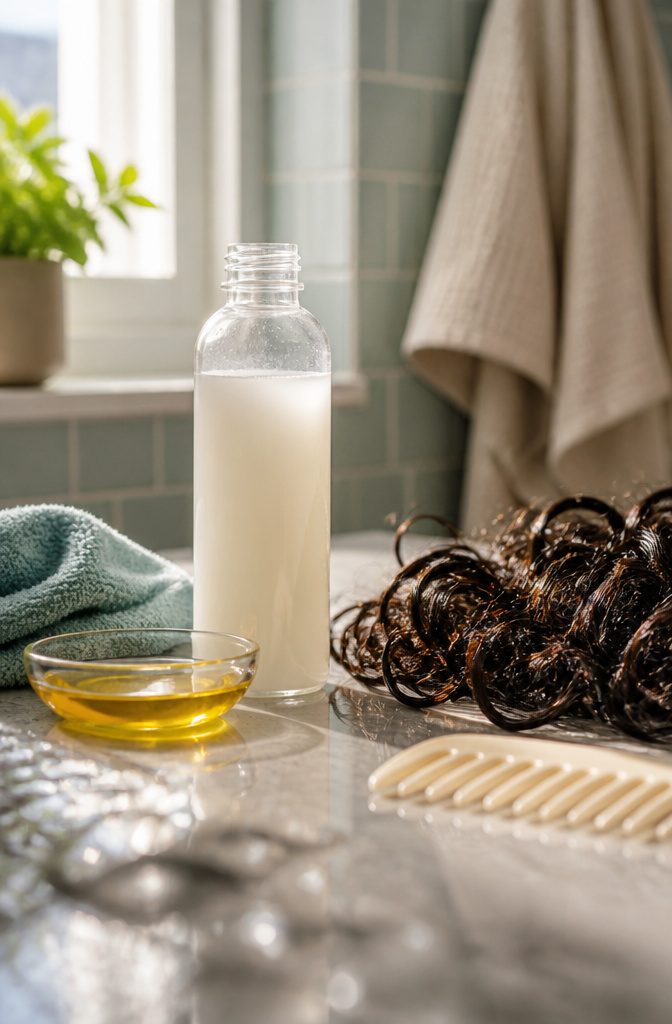 Low-porosity hair alongside lightweight water-based hair products